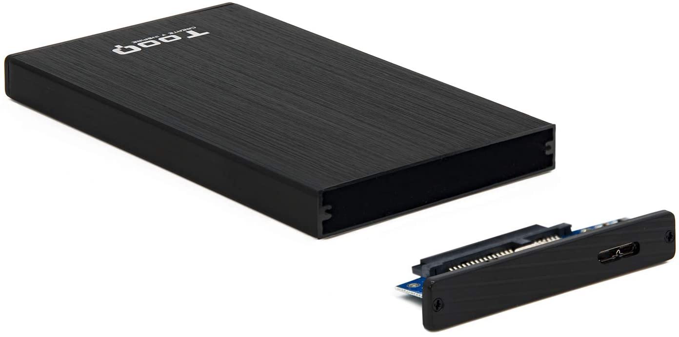 Caixa Externa TooQ TQE-2527B 2.5 HDD/SSD USB3.0 Preta 2