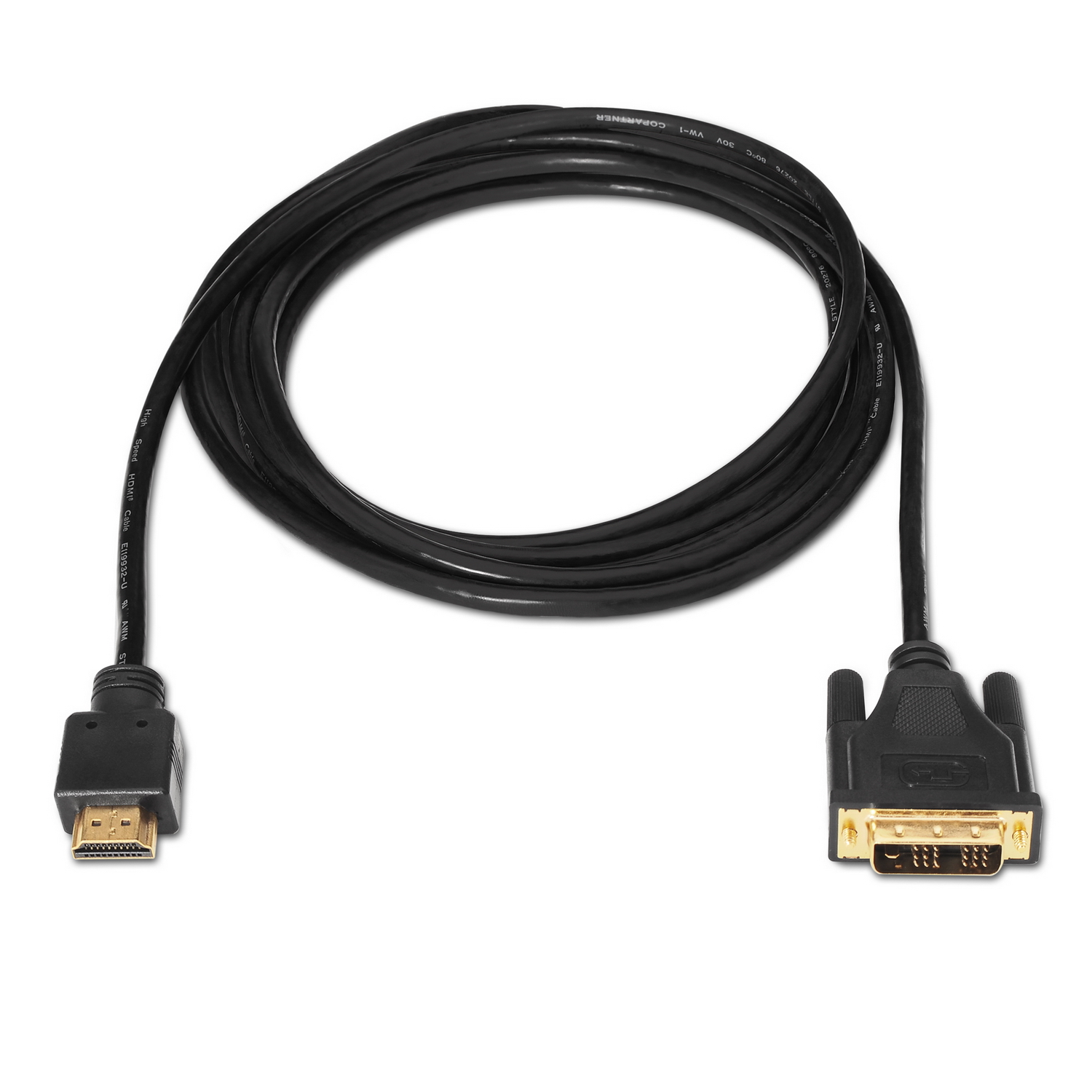 Cabo Aisens DVI para HDMI 1.8m Preto 2