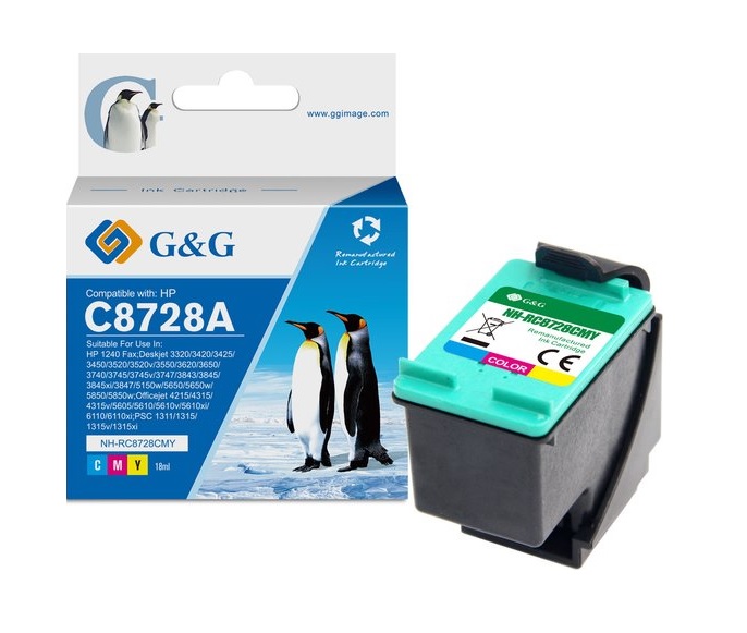 Tinteiro Compatvel G&G HP 28 Cor 1