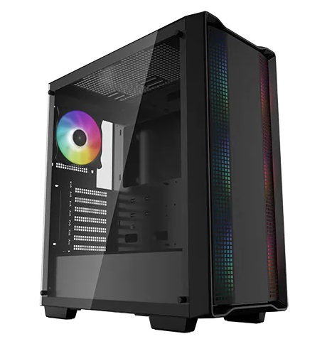 Caixa ATX Deepcool CC560 Vidro Temperado A-RGB Led Preto 1