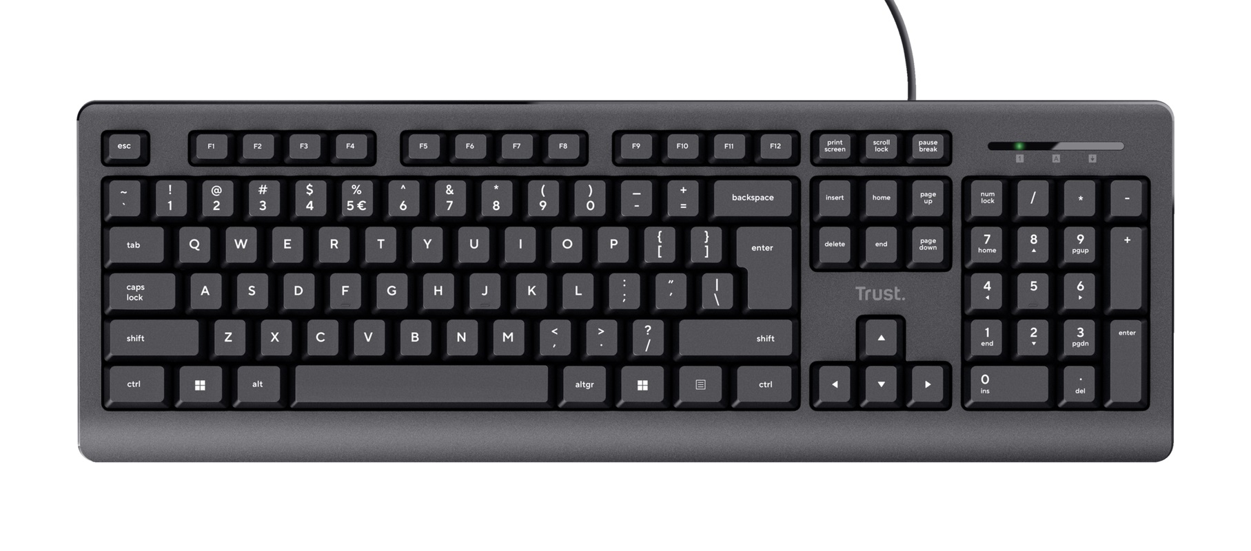 Teclado TRUST Basic Keyboard PT 2