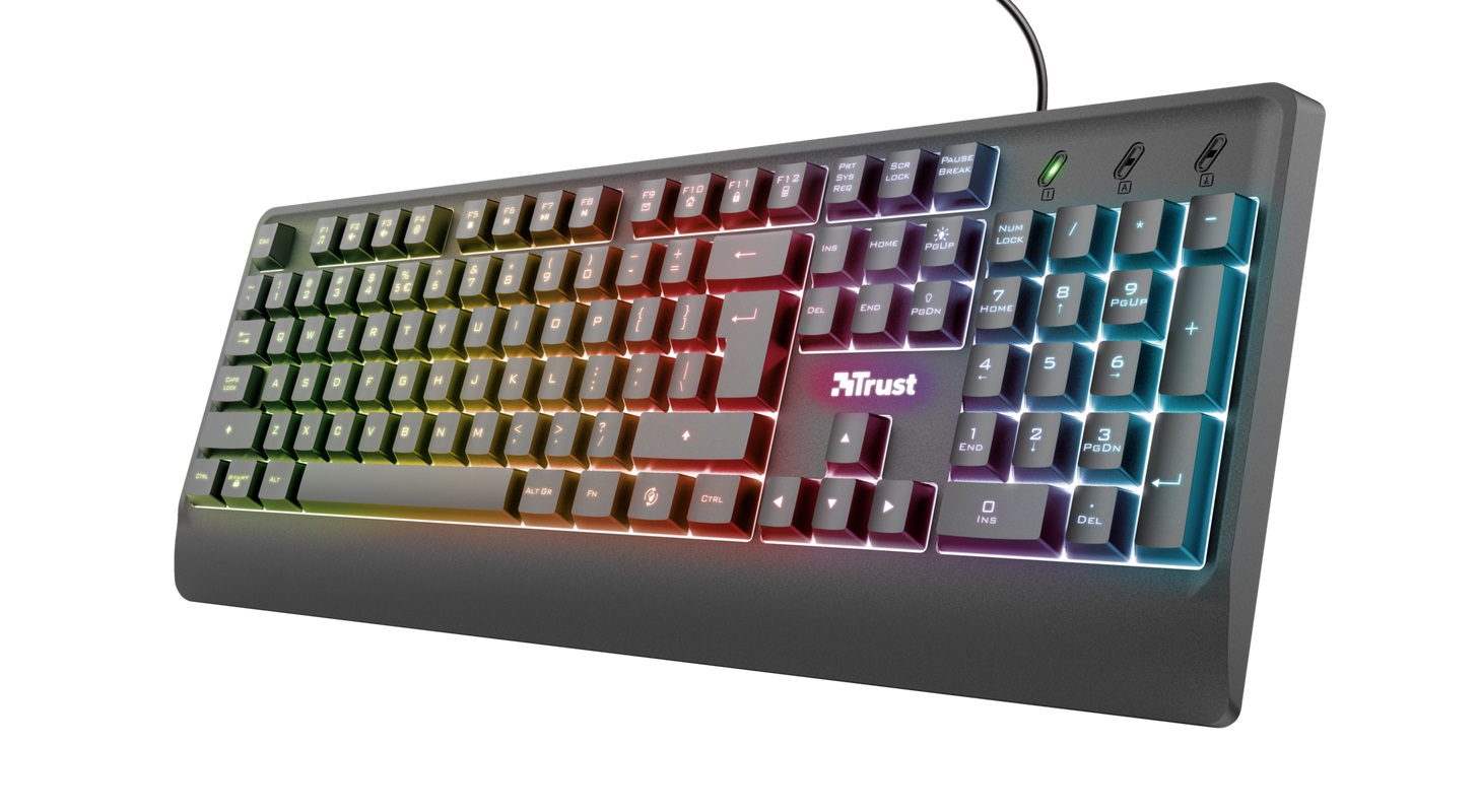 Teclado TRUST Ziva Gaming LED PT 2