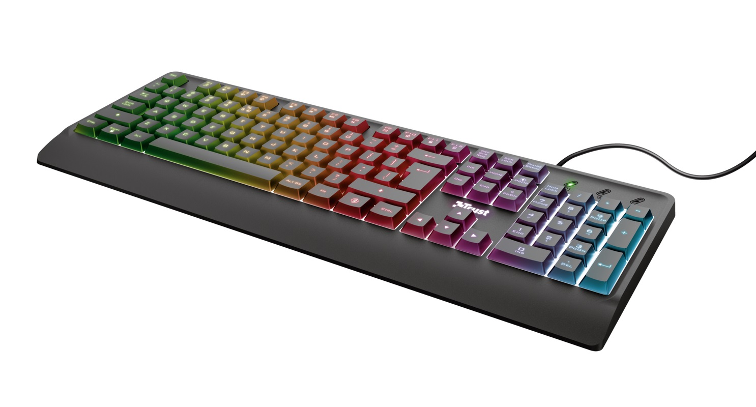 Teclado TRUST Ziva Gaming LED PT 3