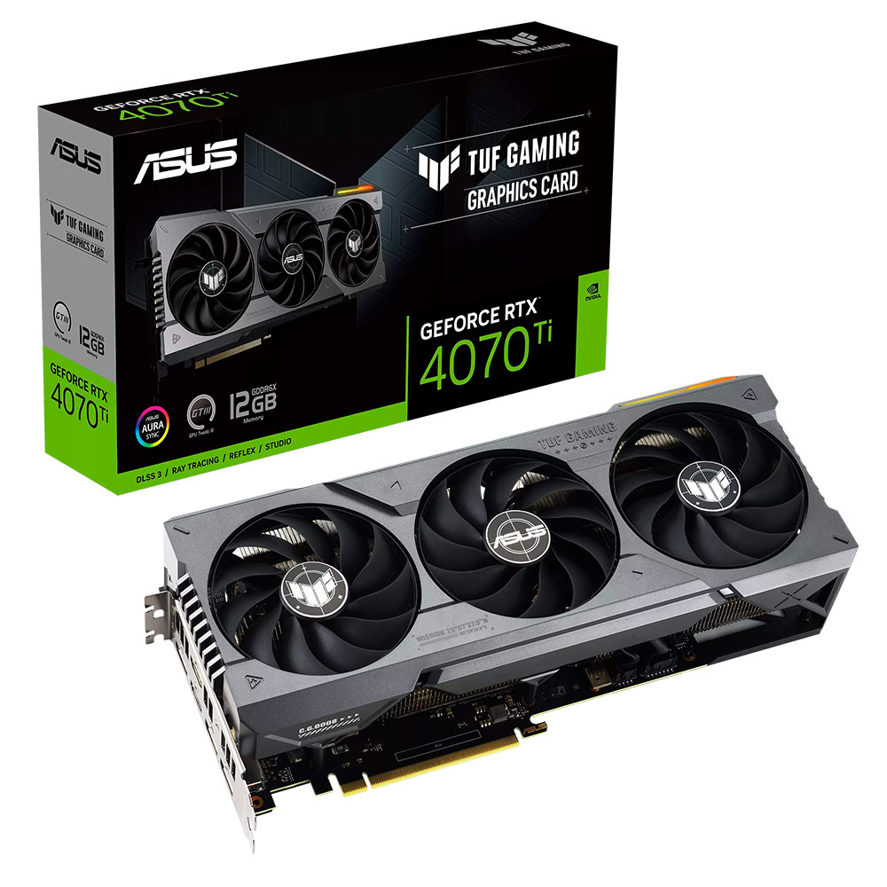 Placa Grfica Asus GeForce RTX 4070 Ti TUF Gaming 12GB GDDR6X DLSS3 1