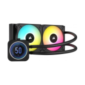 Water Cooler CPU Corsair iCUE H100i Elite LCD XT RGB 240mm Preto image