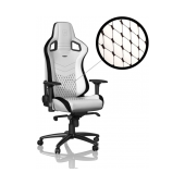 Cadeira noblechairs EPIC PU Leather Branco / Preto image