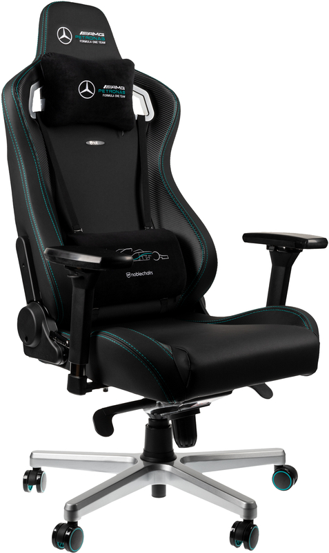 Cadeira noblechairs EPIC PU Leather Mercedes-AMG Petronas F 1