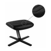 Apoio de PÃ©s noblechairs Real Leather Preto image