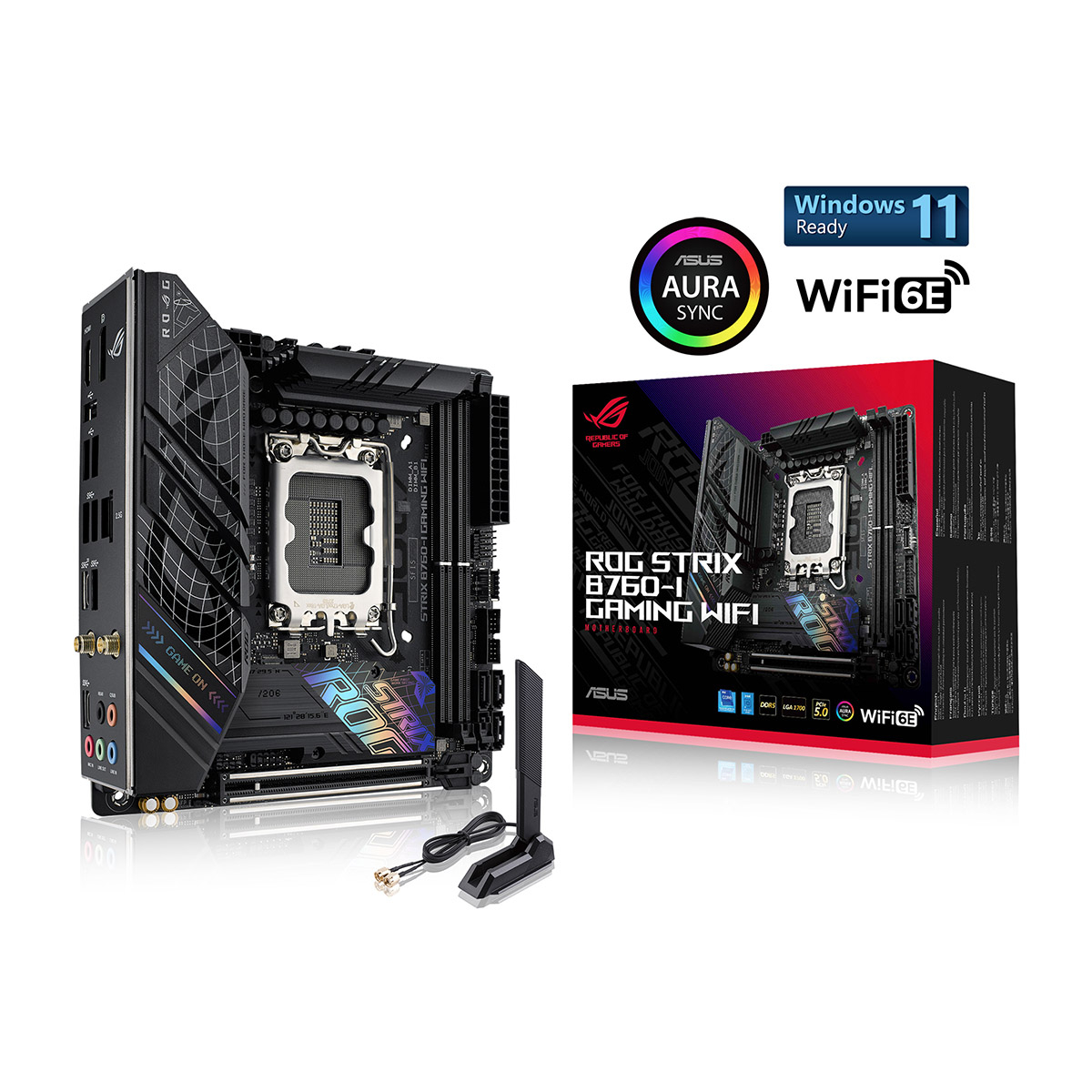 Motherboard Mini-ITX Asus ROG Strix B760-I Gaming WiFi DDR5 1