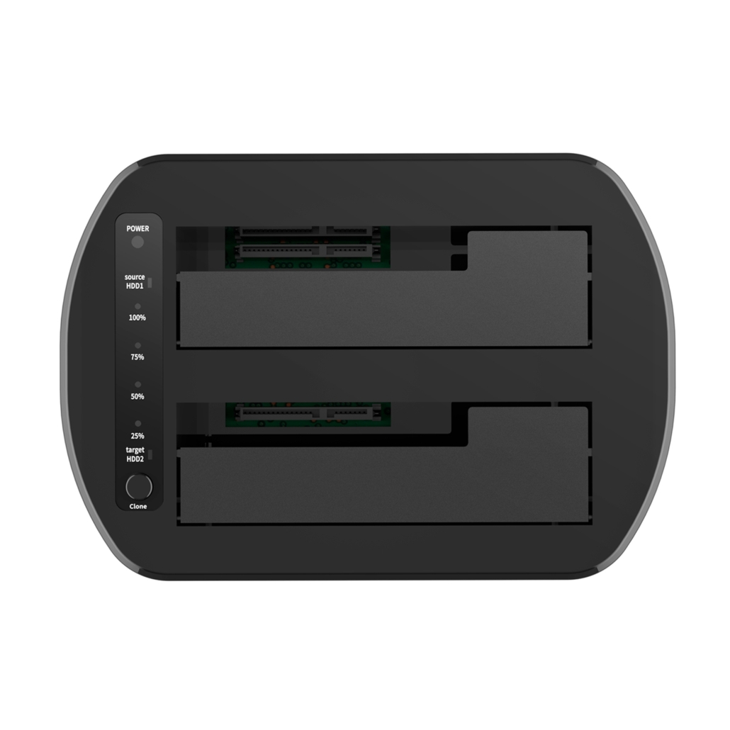 Dock Aisens ASDS-D02W 2xSATA 2,5/3,5 USB 3.1 Preto 3