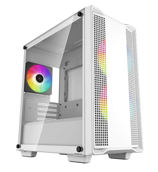 Caixa Micro-ATX Deepcool CC360 Vidro Temperado A-RGB Led Branca 1