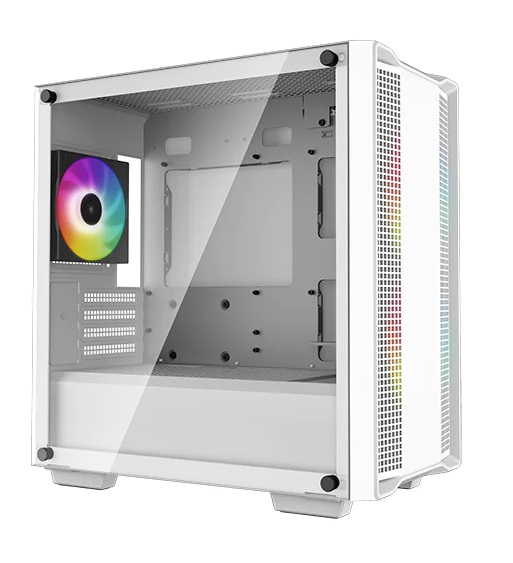 Caixa Micro-ATX Deepcool CC360 Vidro Temperado A-RGB Led Branca 2