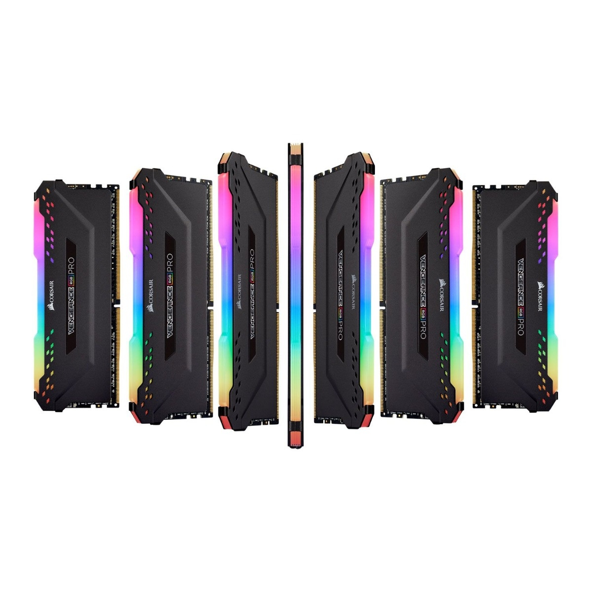 Memria RAM Corsair Vengeance RGB Pro 32GB (2x16GB) DDR4-3200MHz CL16 Preta 3