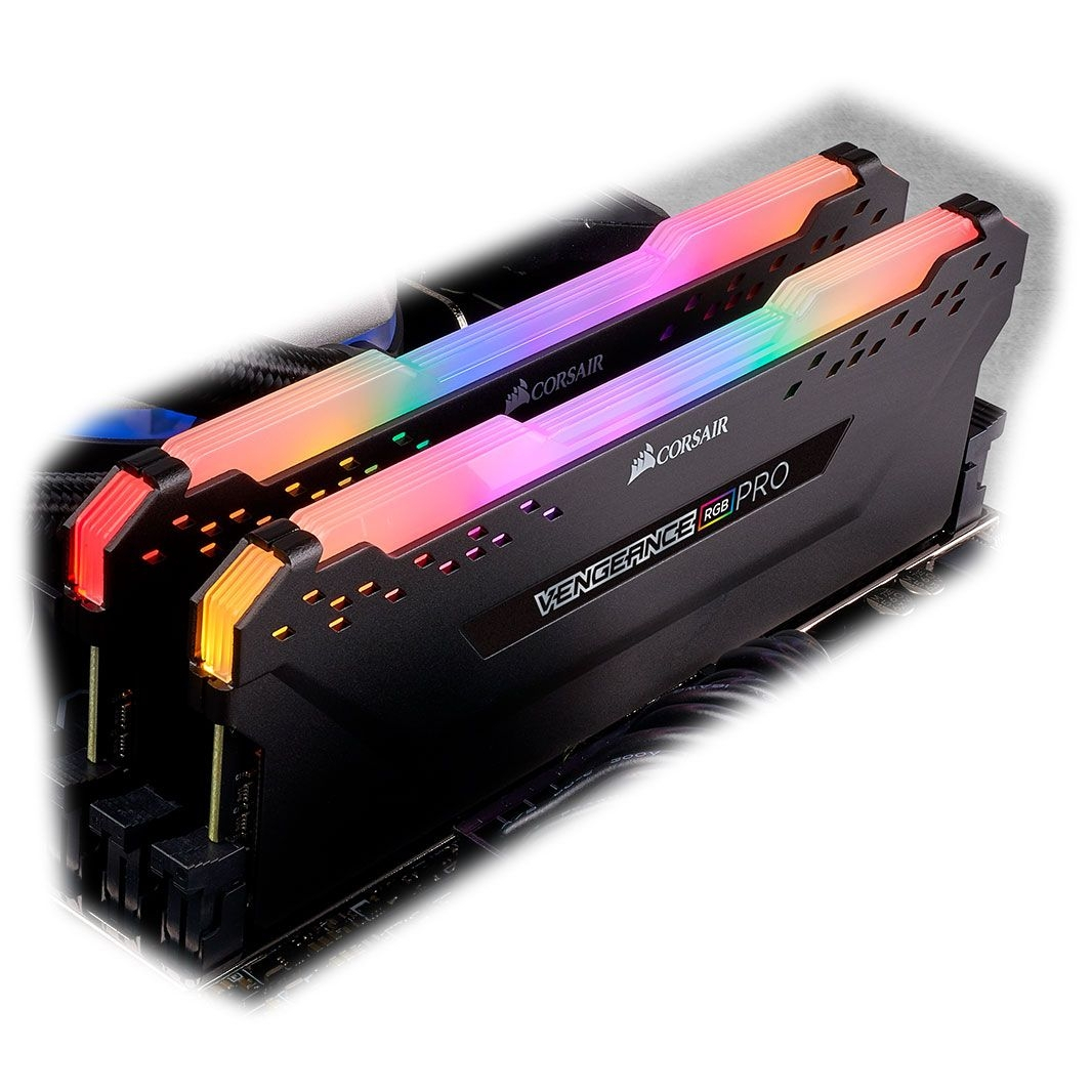 Memria RAM Corsair Vengeance RGB Pro 32GB (2x16GB) DDR4-3200MHz CL16 Preta 4