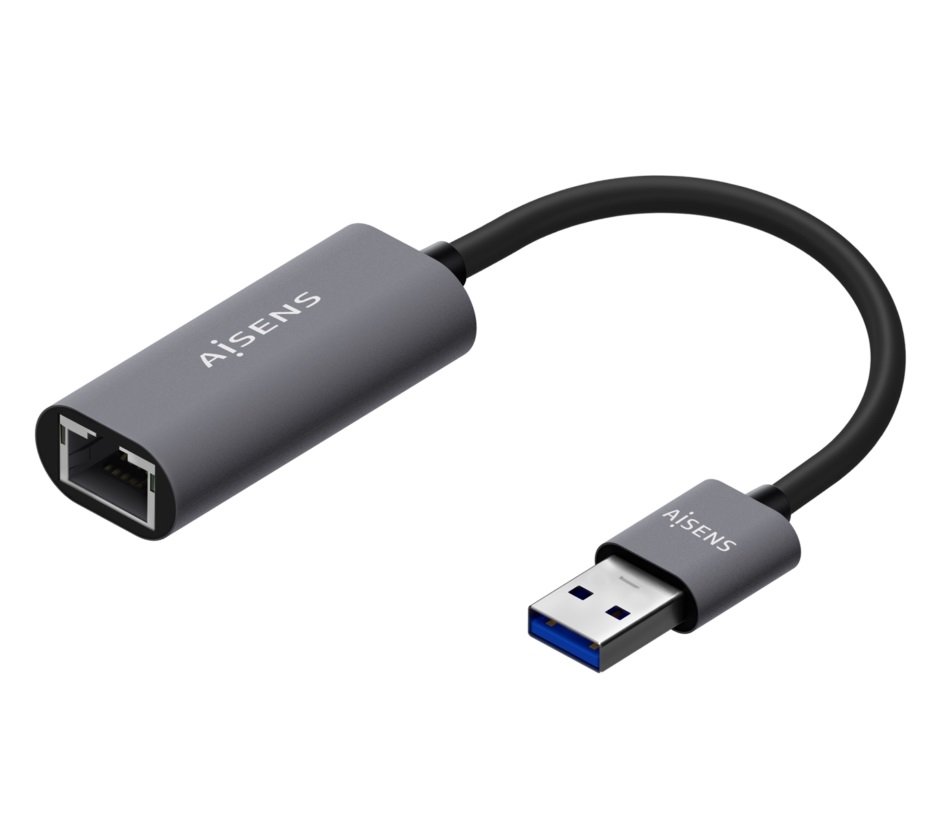 Conversor Aisens USB 3.0 a Ethernet Gigabit 15cm 1