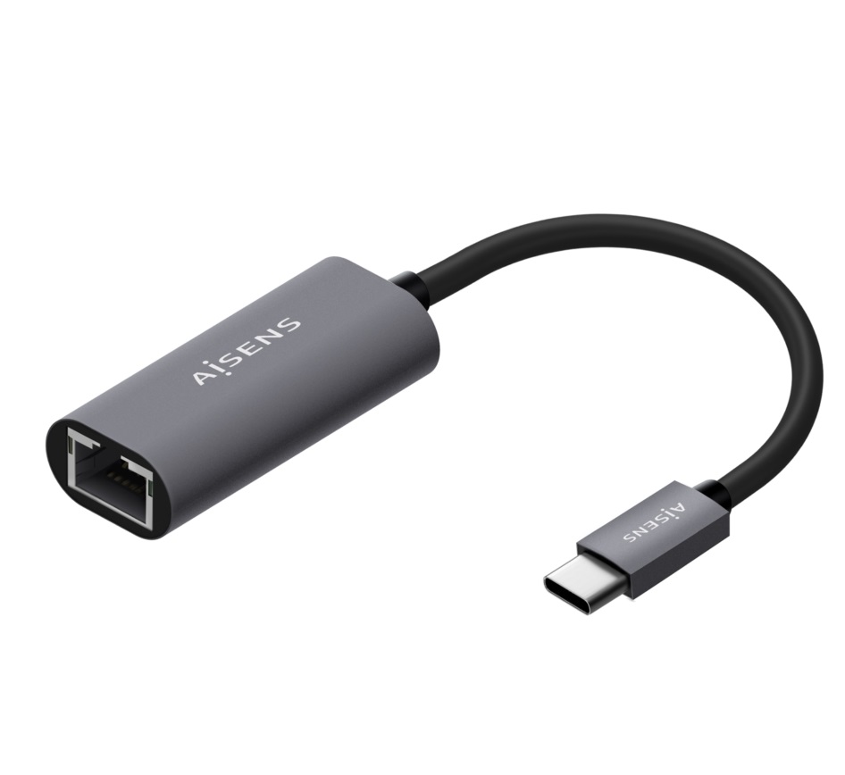 Conversor Aisens USB-C a Ethernet Gigabit 15cm 1