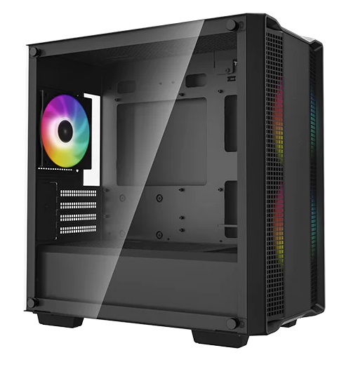 Caixa Micro-ATX Deepcool CC360 Vidro Temperado A-RGB Led Preta 2