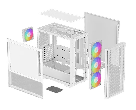 Caixa ATX Deepcool CH560 Branca 4