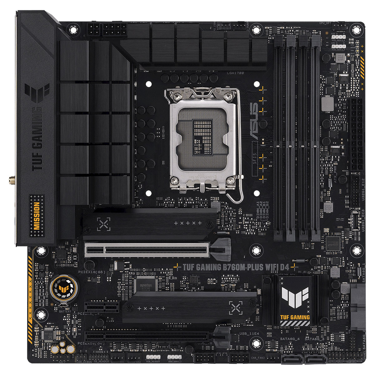 Motherboard Micro-ATX Asus TUF Gaming B760M-Plus WiFi D4 DDR4 1