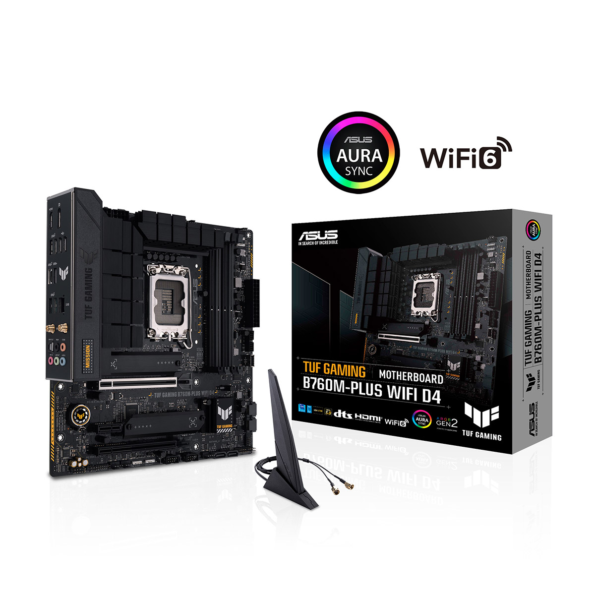 Motherboard Micro-ATX Asus TUF Gaming B760M-Plus WiFi D4 DDR4 3