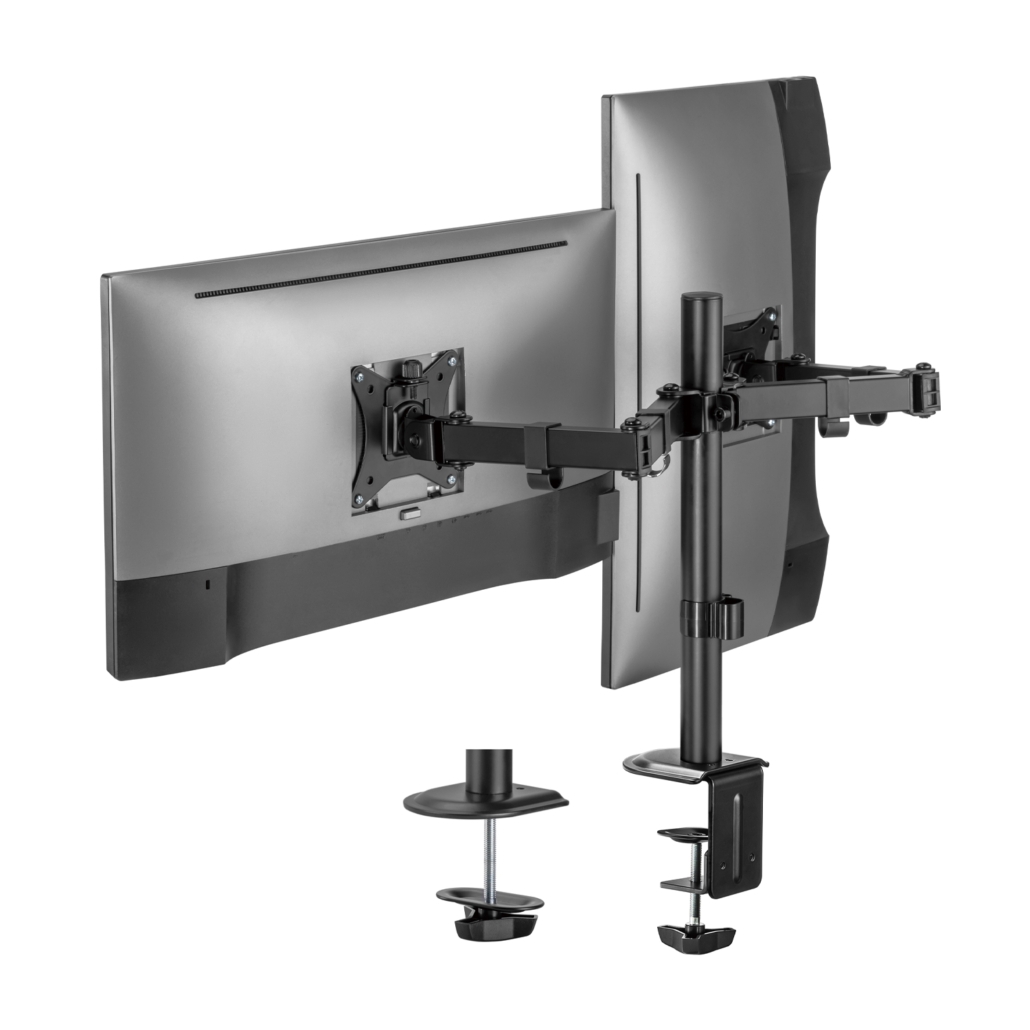 Suporte Aisens para 2 Monitores Eco (17-32) Preto 3