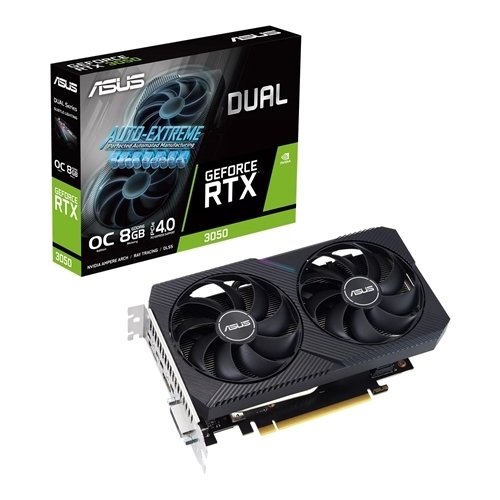 Placa Grfica Asus GeForce RTX 3050 Dual OC 8GB GDDR6 1