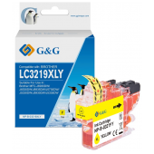 Tinteiro Compatível Brother G&G LC3219 XL Amarelo image