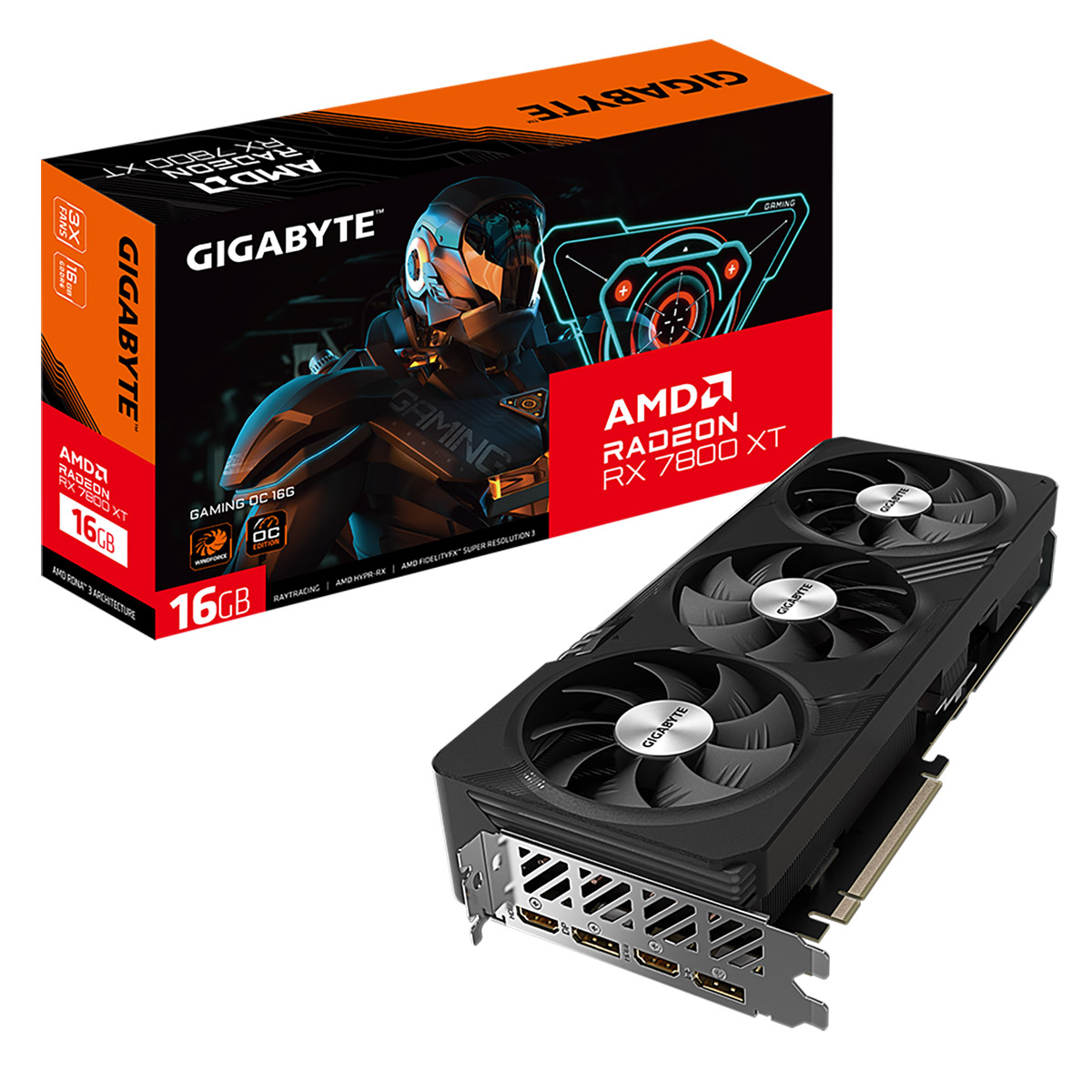 Placa Grfica Gigabyte Radeon RX 7800 XT Gaming OC 16GB GDDR6 1