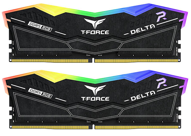 Memria RAM Team Group RGB 32GB (2x16GB) DDR5-5600MHz CL32 Preta 1