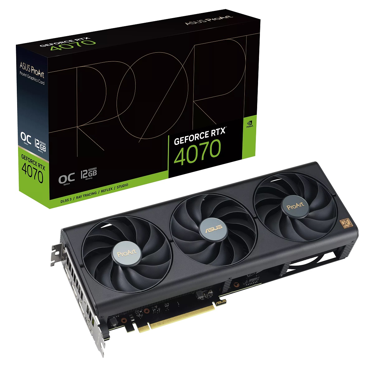 Placa Grfica Asus GeForce RTX 4070 ProArt 12GB OC GDDR6X 1