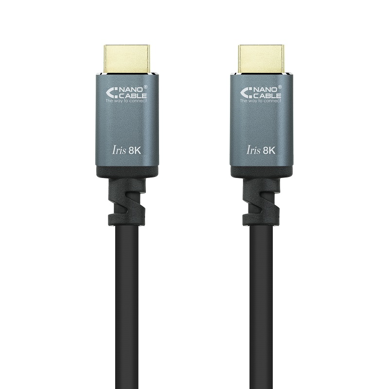 Cabo HDMI 2.1 Nanocable IRIS 8K 5m Preto 2