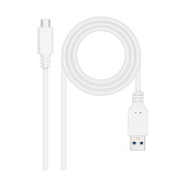 Cabo Nanocable USB 3.1 - USB-C 1m Branco image