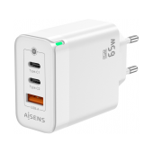 Carregador Aisens 2xUSB-C PD3.0 QC4.0, 1xUSB-A QC3.0 65W Branco image
