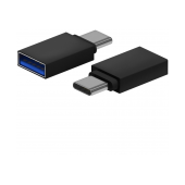 Adaptador Aisens USB 3.2 Gen1 3A, Tipo USB-C/MA/H, Alumínio Preto image