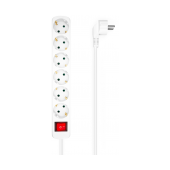 Régua Aisens 6 Tomadas Schuko 16A com Switch on/off Branca image