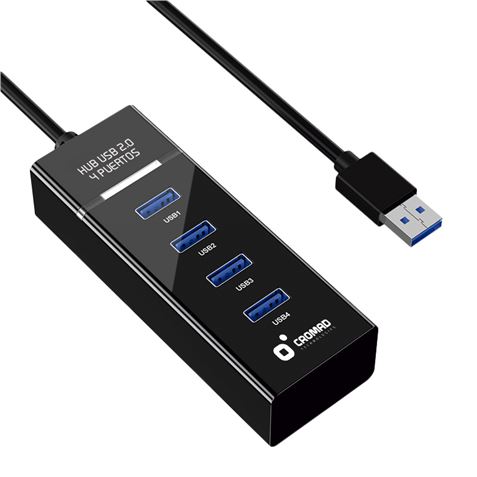 Hub USB 2.0 Cromad de 4 Portas 1