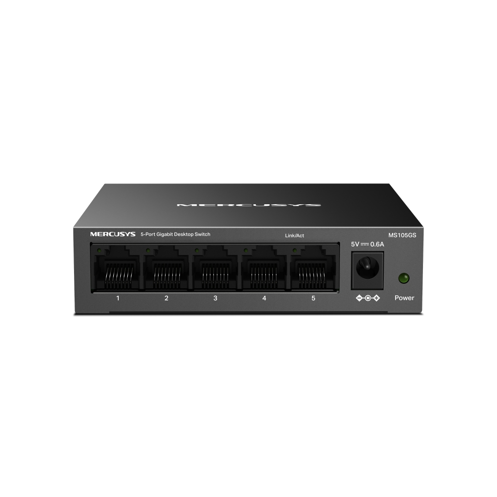 Switch Mercusys MS105GS 5 Portas Gigabit Metal 1