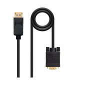 Cabo Conversor Nanocable Displayport a VGA 2m Preto image