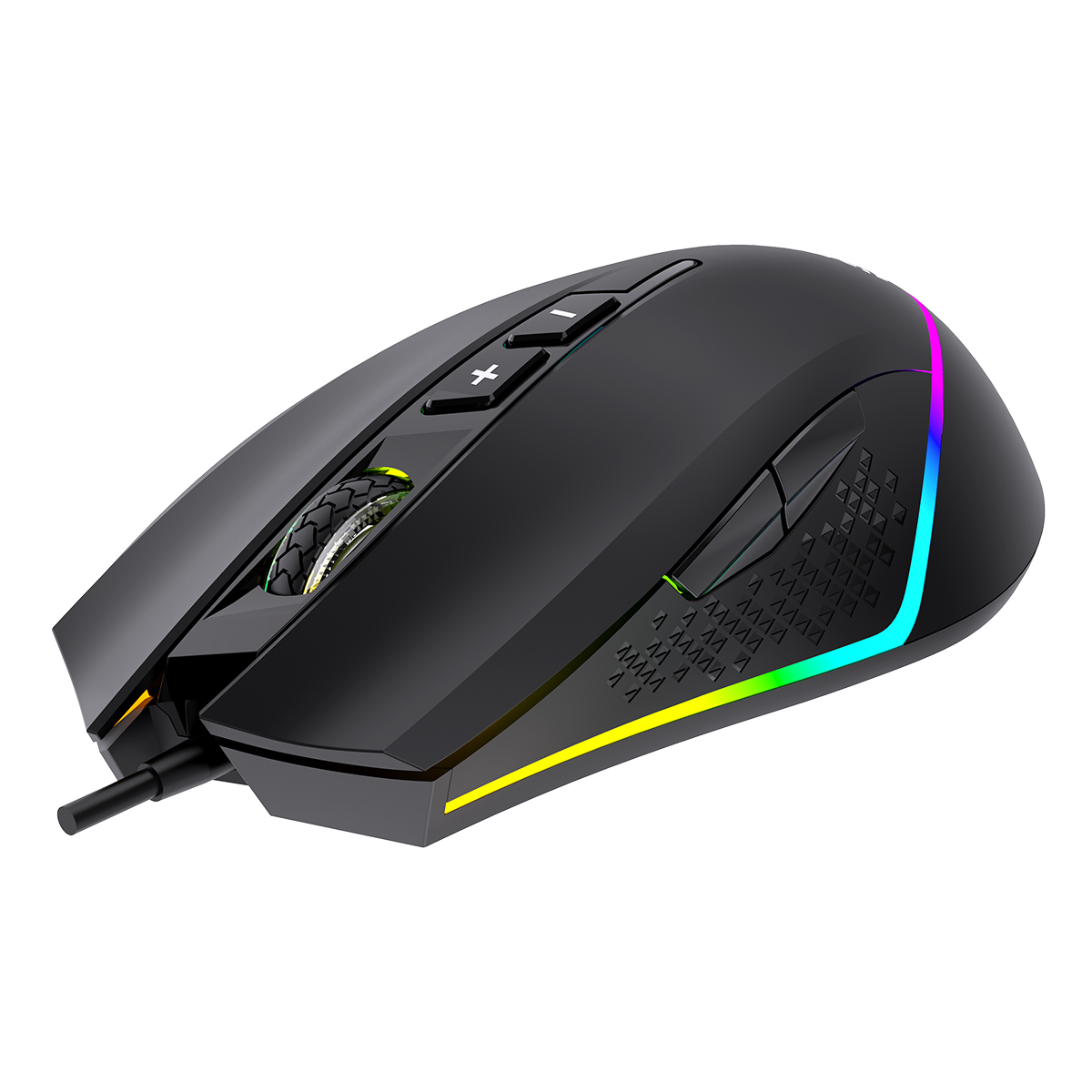 Rato ptico Unyka Nova M244 RGB Gaming 6400DPI Preto 3