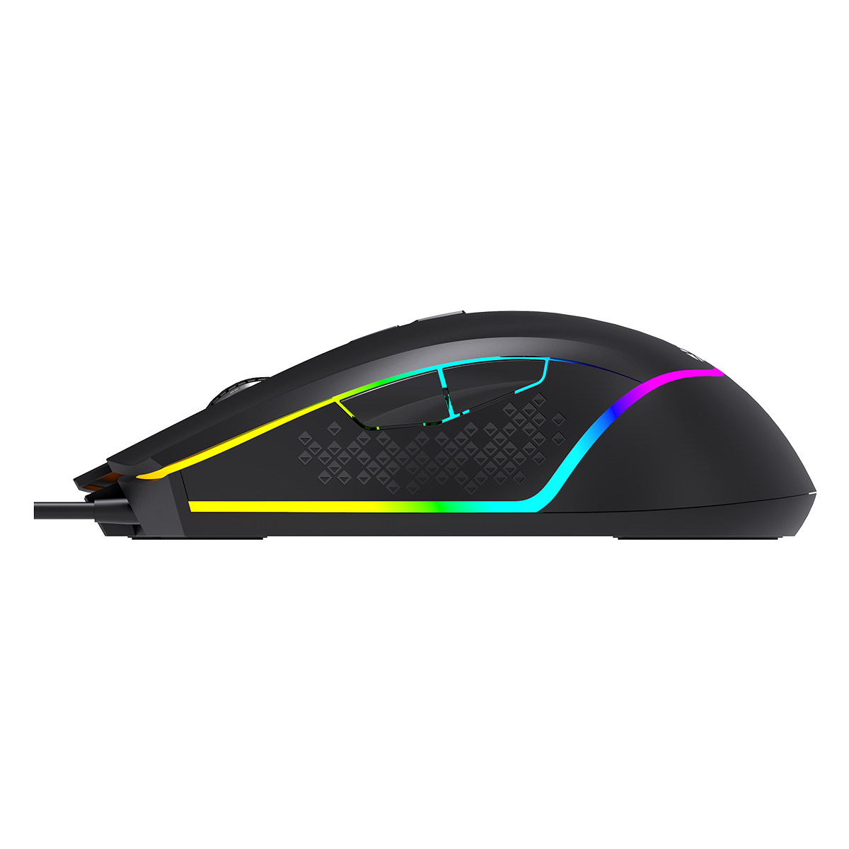 Rato ptico Unyka Nova M244 RGB Gaming 6400DPI Preto 4