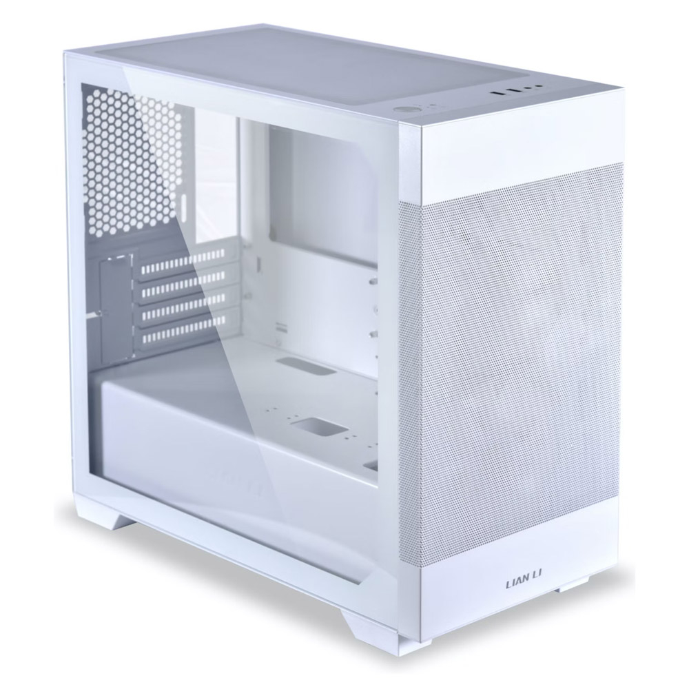 Caixa Micro-ATX Lian Li Lancool 205M Mesh Snow Vidro Temperado 3