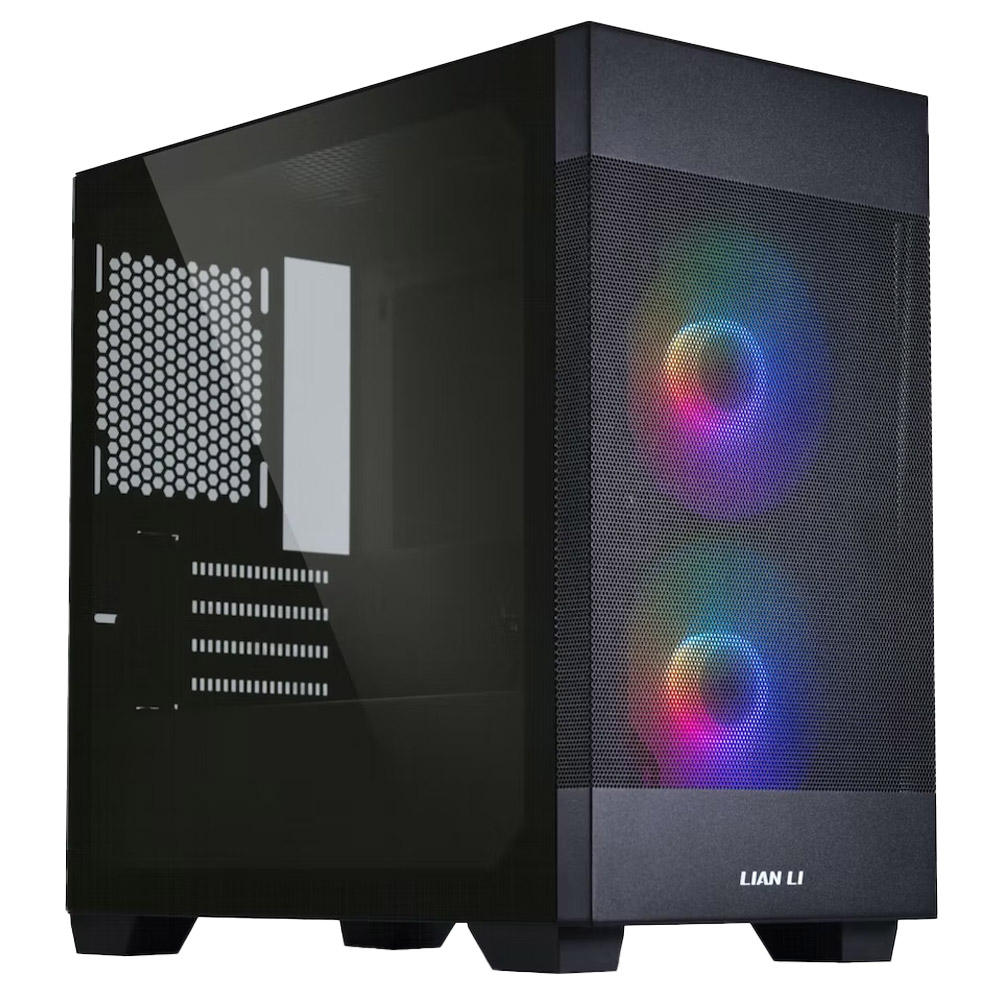 Caixa Micro-ATX Lian Li Lancool 205M Mesh Preta Vidro Temperado 1