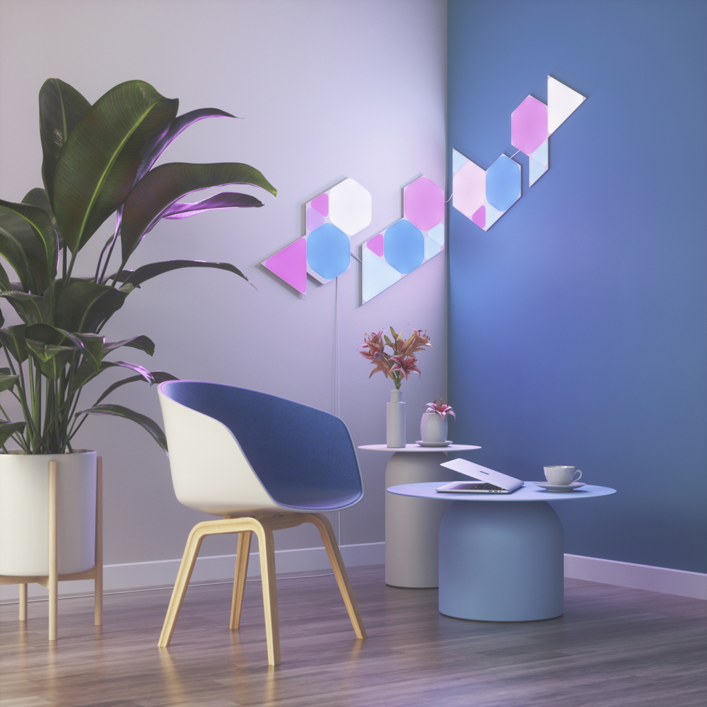 Nanoleaf - Shapes Hexagons Kit (starter+9 panels) 4