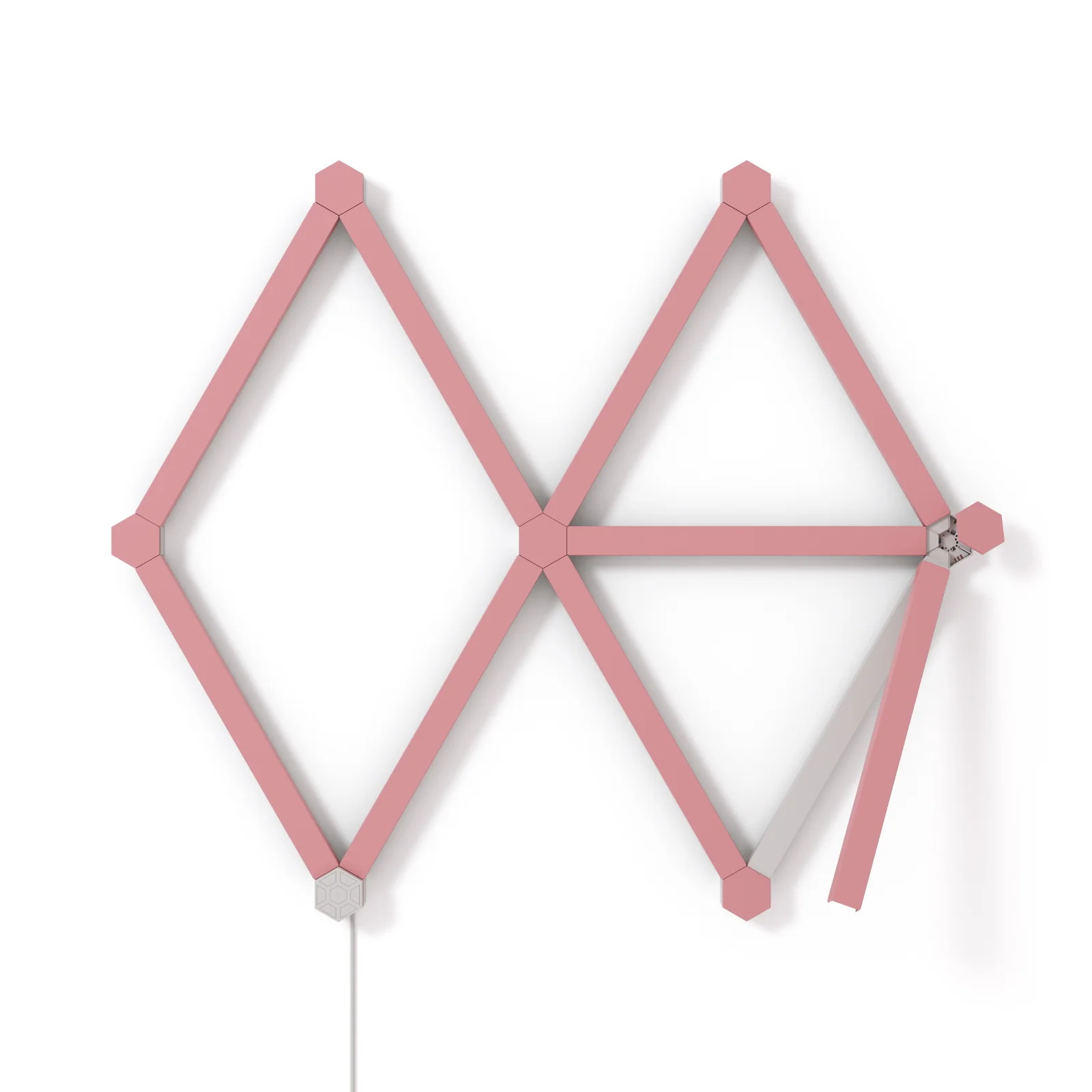 Nanoleaf - Lines Skin 60 Hex 9pcs (pink matte) 2