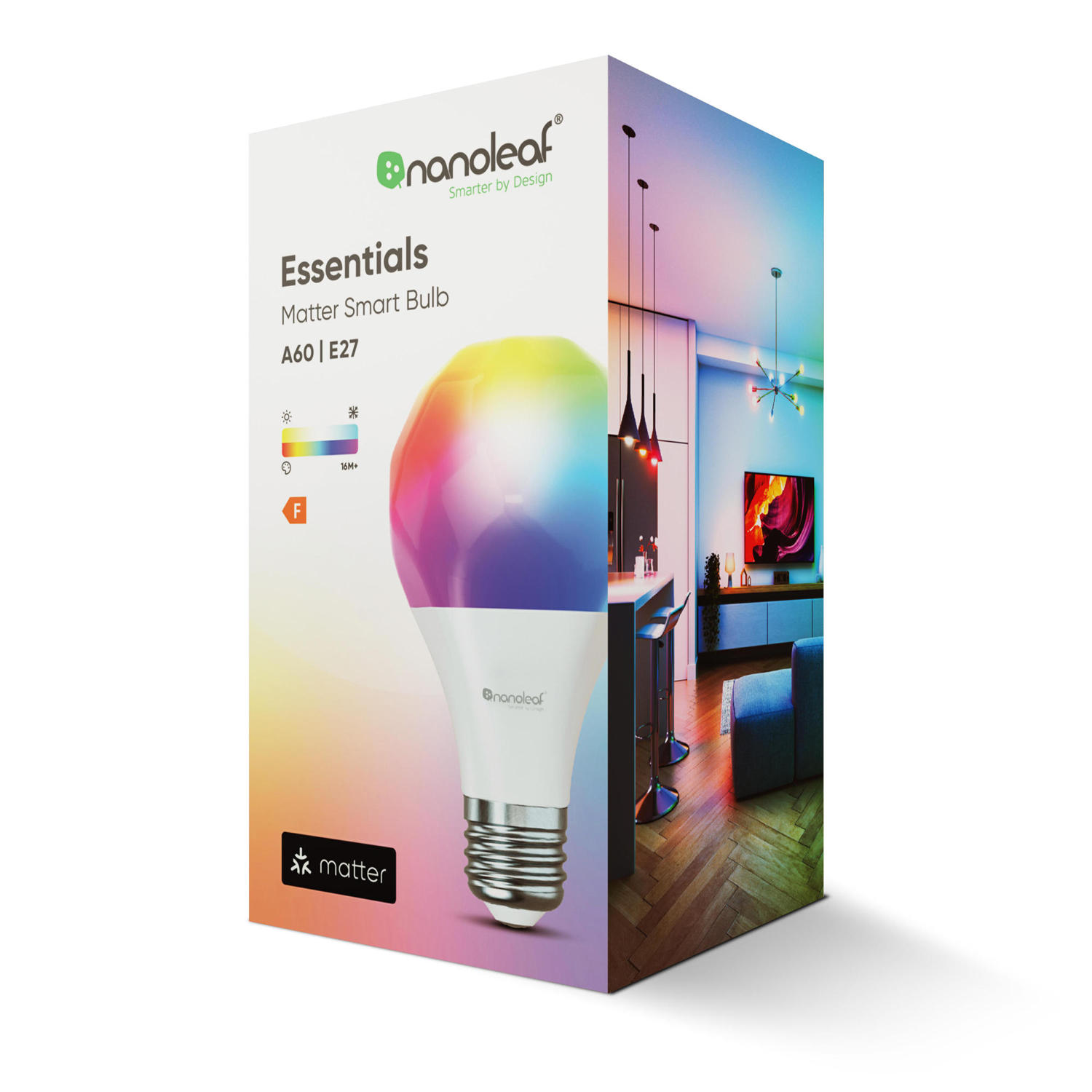 Nanoleaf - Lmpada Essentials Smart Bulb A60/E27 matter 2