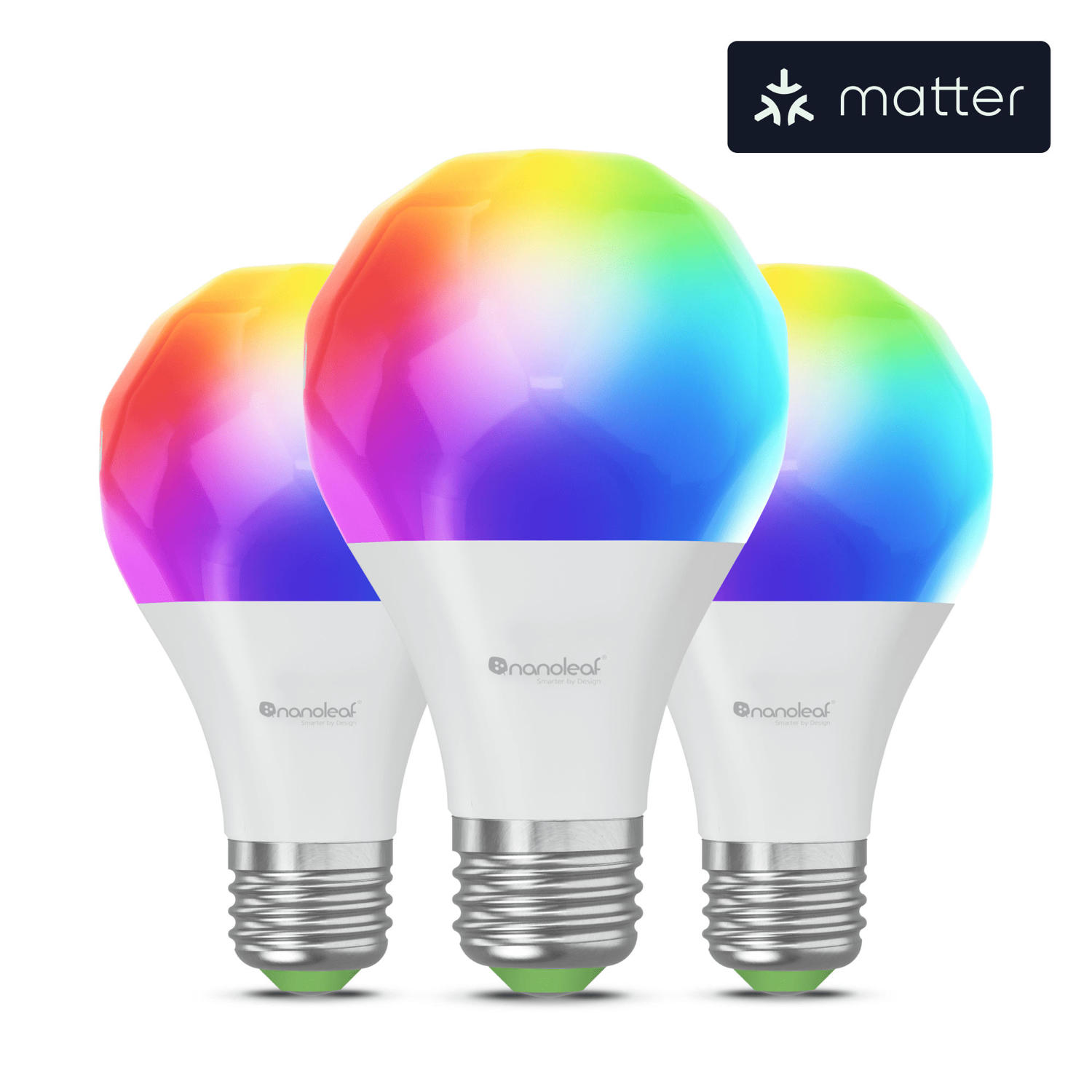 Nanoleaf - Lmpada Essentials Smart Bulb A60/E27 matter (3x) 1