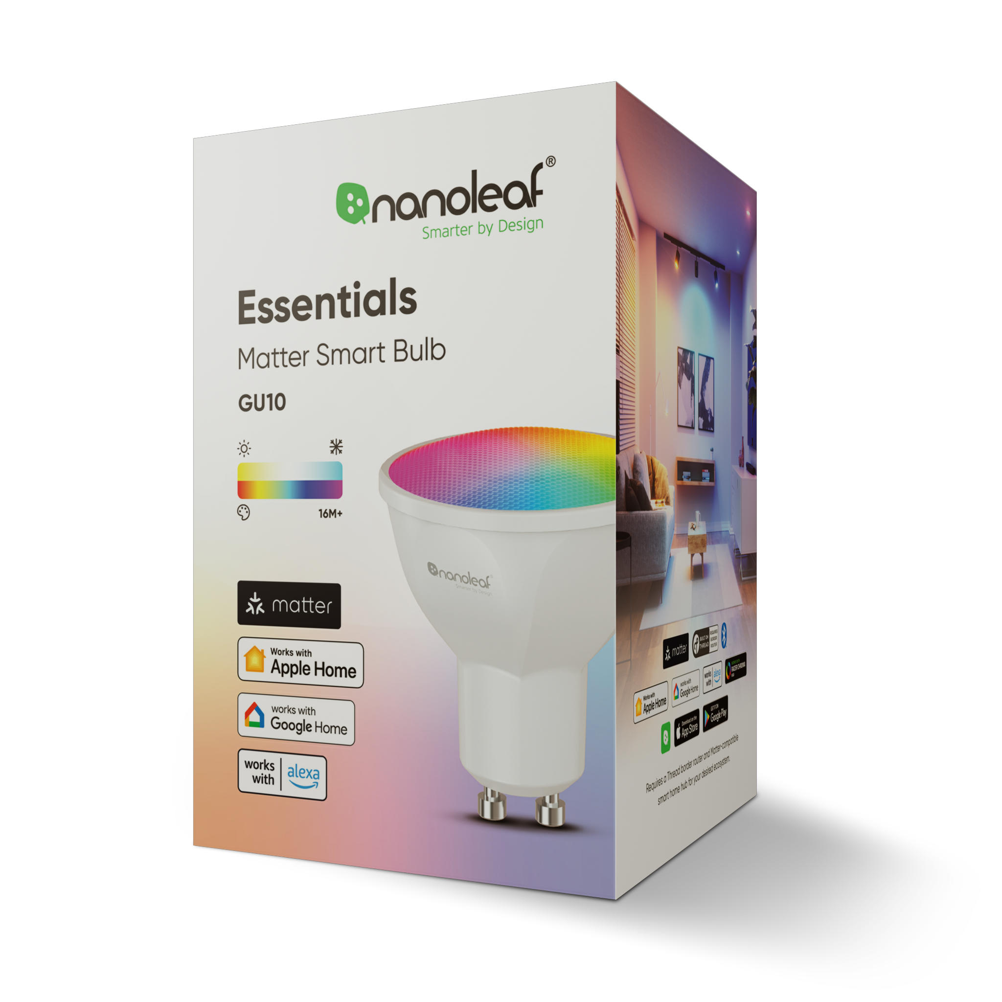 Nanoleaf - Lmpada Essentials Smart Bulb GU10 matter 2