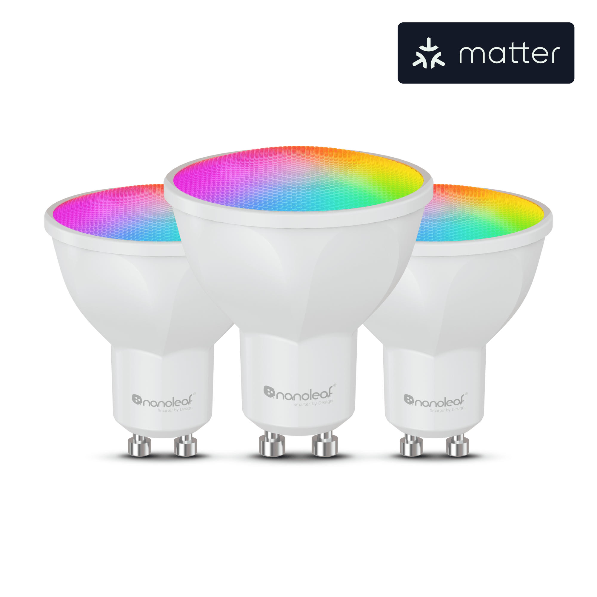 Nanoleaf - Lmpada Essentials Smart Bulb GU10 matter (3x) 1