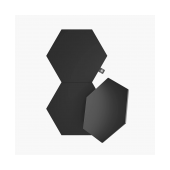Nanoleaf - Shapes Hexagons Expansion Pck Black (3 panels) image
