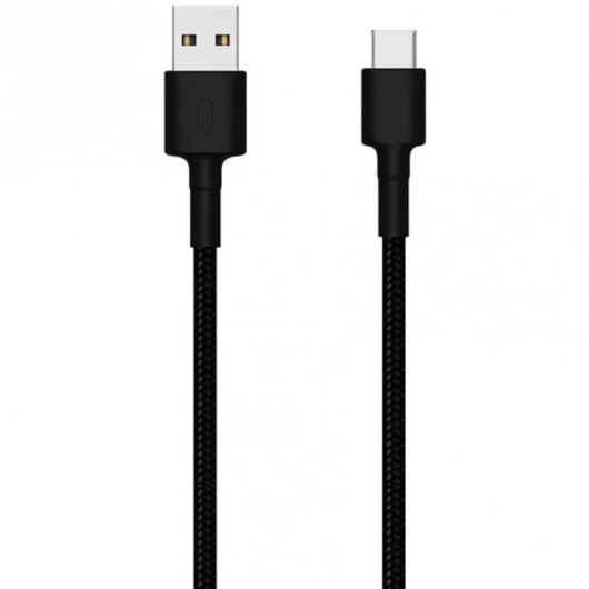 Cabo Xiaomi USB-A Macho a Tipo C 1m Preto 2